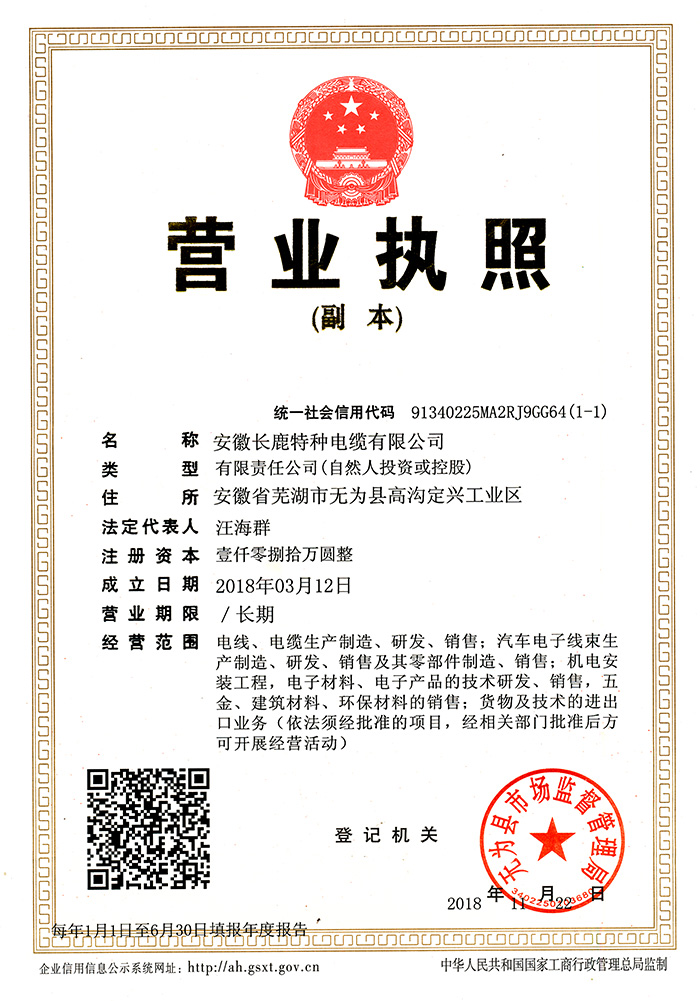 營業(yè)執(zhí)照副本